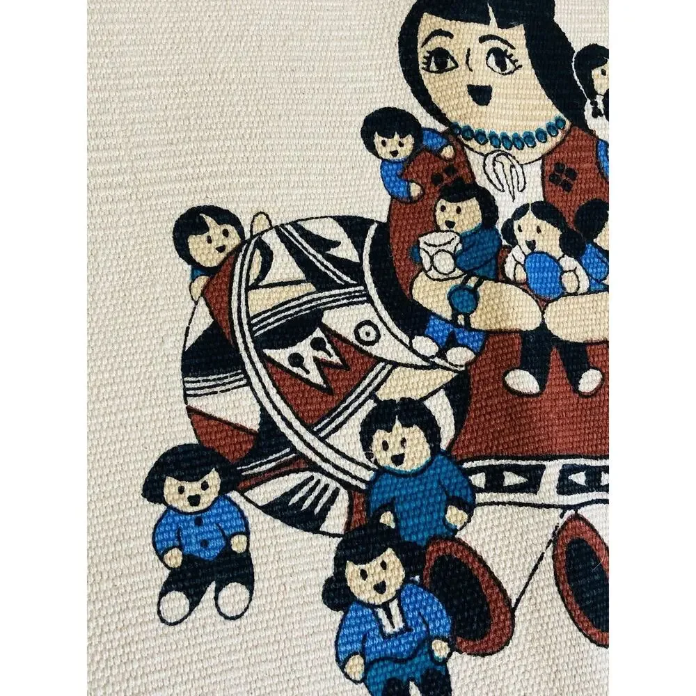 3 El Paso Saddle blanket Co STORYTELLER Fringed Southwestern Woven Placemats Lot
